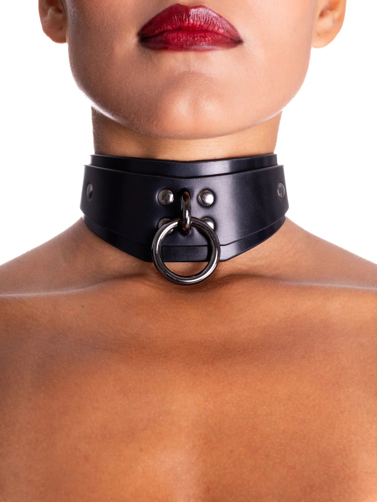product image of a human collar in black
