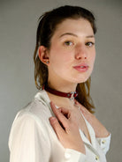 Model wearing  MIA SUBMISSIVE COLLAR